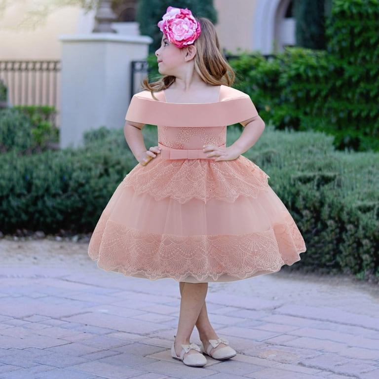 US Infant Baby Girl Lace Ruffle Romper Princess Pageant Birthday Party Clothes US Infant Baby Girl Lace Ruffle Romper Princess Pageant Birthday Party Clothes
